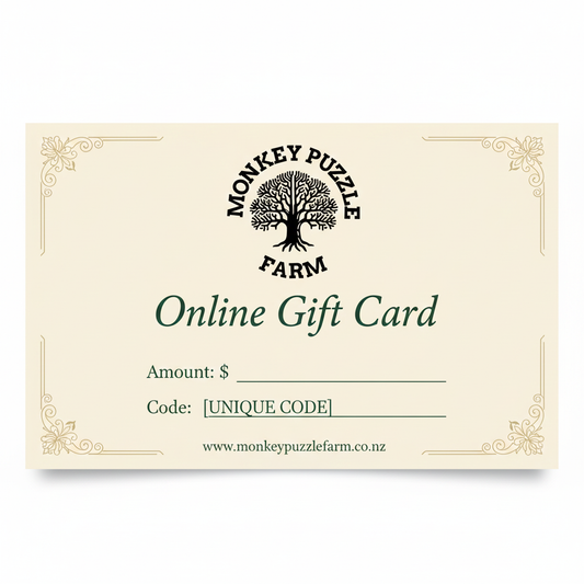 Monkey Puzzle Farm Gift Cards